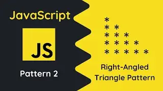 Pattern-2 Right-Angled Triangle Star Pattern in JavaScript