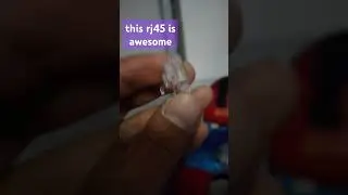 this rj45 is awesome #rj45 #cat5e