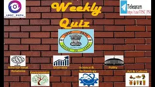 Weekly Quiz || 2nd Week of December  2021|| The Hindu, Indian Express II #UPSC_Path