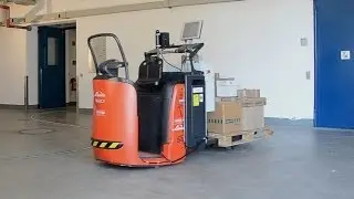 Automatisierung mobiler Systeme - Automatisierter fahrerloser Hubwagen