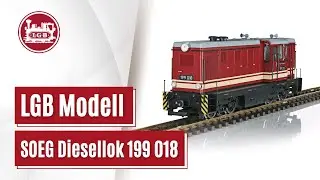 LGB Modell | Diesellok 199 018 der SOEG | 26450 | Handmuster