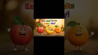 Fruits Song for Kids | Learn Fruit Names & Colors | Fun Healthy Eating Song| Nursery rhymes