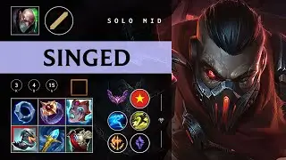 Singed Mid vs Twisted Fate - VN Master Patch 26.02
