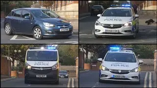 Panic Button! - 4x West Mercia Police Vehicles Responding Urgently!