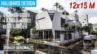 Desain Rumah Hook 12X15 Meter!! Bisa Piknik BBQ-an Di Atas Rumah!! JANGAN DI LIAT NANTI KEPENGEN!!!🤣