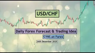 USDCHF Analysis Today | Daily Forex Forecast for 26th December 2025 by CYNS on Forex