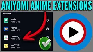 Добавьте репозитории расширений аниме в приложение Aniyomi