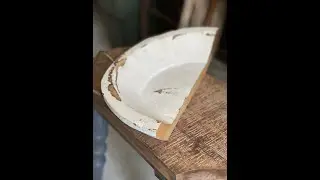 Amazing Rustic Farmhouse Wall Hanging with a 1/2 Bowl!