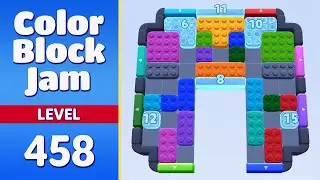 Color Block Jam Level 458 | Every Puzzle Solved! 🎯