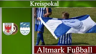 Kreispokal-Finale 2022: SG Tangermünde/Schönhausen - Blau Weiß Schollene
