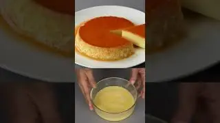 I Combined Egg &Milk to Make a Delicious, Soft &Creamy Pudding Dessert: Egg Pudding #shorts#trending