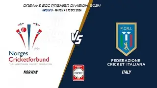 Group D, Match 7 - NOR vs ITA | Highlights | ECC24 Premier | 13 Oct 2024 | ECC24.096