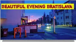 A Beautiful EVENING in Bratislava | From Bory Mall #slovakia #europe #europa