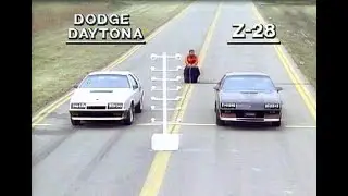 1984 Chevrolet Camaro vs Dodge Daytona Manufacturer Laserdisc Promotional Video