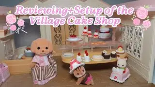 Reviewing+Setup of the Village Cake Shop 🩷 #sylvanianfamilies #calicocritters