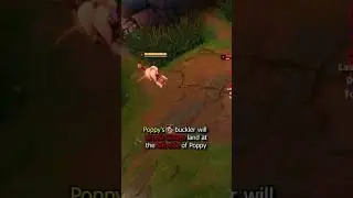 MOVE TO THE LEFT AS POPPY! - LoL Tips #Shorts