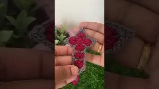 Crochet cross keychains #diy #crochet #keychains