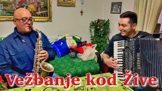 Ziva Dinulovic i Boban Pecic Vezbanje kod Zive