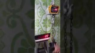 Crane weighing scale with wireless jumbo display
