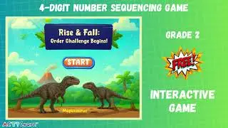4-Digit Number Sequencing Game | Ascending & Descending Order | Grade 2 Math Challenge