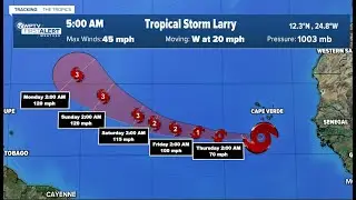 Tropical Storm Larry forms, remnants of Ida create flood risk in Northeast