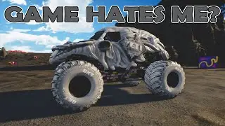Monster Jam Showdown Yeti White Livery Gameplay - Game Hates Me?