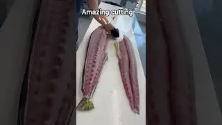 #cuttingasmr #knifeskills #asmr #asmrshorts #fishcutting #fishcleaning #freshcuts #fillet