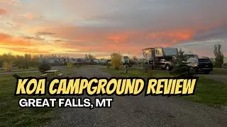 KOA Great Falls Montana - Full campground review.