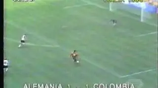 Freddy Rinc&oacute;n gol  Colombia vs West Germany , narracion de roberto hernandez jr