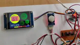 Air quality meter using Arduino pro-Mini Nextion display, Ozone MQ 131,  PM 2.5, SGP 30, TVOC, CO2