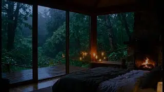 Heavy Rain and Thunder Sounds for Sleeping 🌧️Calm Your Mind & Sleep Fast - Relaxing Rain and Thunder
