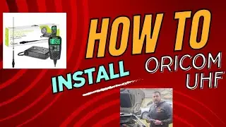 Oricom uhf instal on dmax. Prep for the big lap.