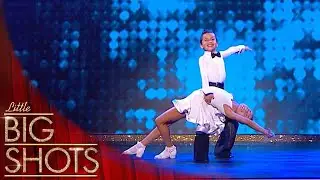 Sweetest Little Dance Duo Entertain Us With A Jazzy Ballroom Performance | Little Big Shots