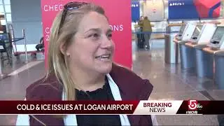 Hundreds of delays, cancellations at Logan Airport