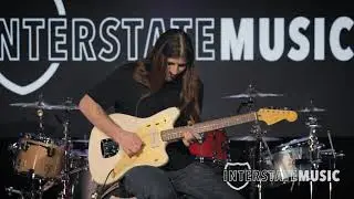 Squier J Mascis Jazzmaster Electric Guitar, Vintage White with Laurel Fingerboard | Interstate Music