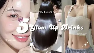 5 GLOW UP DRINKS🍵🌷