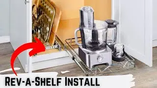 DIY | REV-A-Shelf SLIDING Kitchen Storage ORGANIZATION | NEW CONSTRUCTION | House To Home
