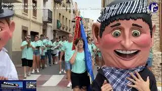 Pregó de festes a Càlig | Grup de teatre Corronconco i la colla Dolçainers i Tabaleters 'El Senill'