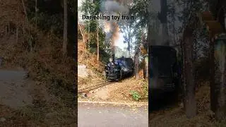 Darjeeling toy train. steam locomotive. rare sight these days. #darjeeling #toytrain #railway