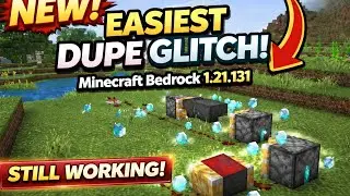 NEW! EASIEST DUPE GLITCH in Minecraft Bedrock 1.21.131 (Still Working!)
