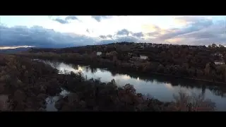 CX20 - 2 Axis Gimbal - Yi 4k - Sunset in Lyon