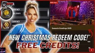 NEW CHRISTMAS CODE FOR FREE CREDITS!! WWE Supercard 