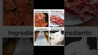 Vegan Bacon vs Real Bacon | Day 8 of 100 Day Challenge Year 2