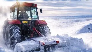 Tractor vs Snow 🚜❄️