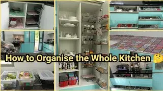 Organised Kitchen Tour (Tamil) | Minimalist Kitchen | How to Organise Full Modular Kitchen