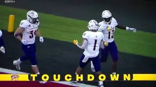 Western Illinois quarterback Connor Sampson 21 yard TD pass to Daniel Bender vs. Youngstown St.