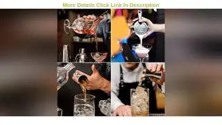 Hottest Cocktail Mixing Glass, veecom 18oz Crystal Mixing Glass Bartender Kit, 3 Piece Old Fashione