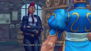 Ultra Street Fighter IV - Happy Birthday C. Viper Arcade (Ultra Combo 1, Chun-Li Rival Battle)