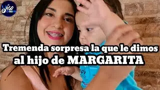 JURGENCITO le entrega esta sorpresa al nene de Margarita en el DÍA DE SU CUMPLEAÑOS.