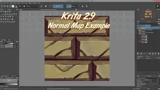Krita 2.9 - Using the Tangent Normal Brush